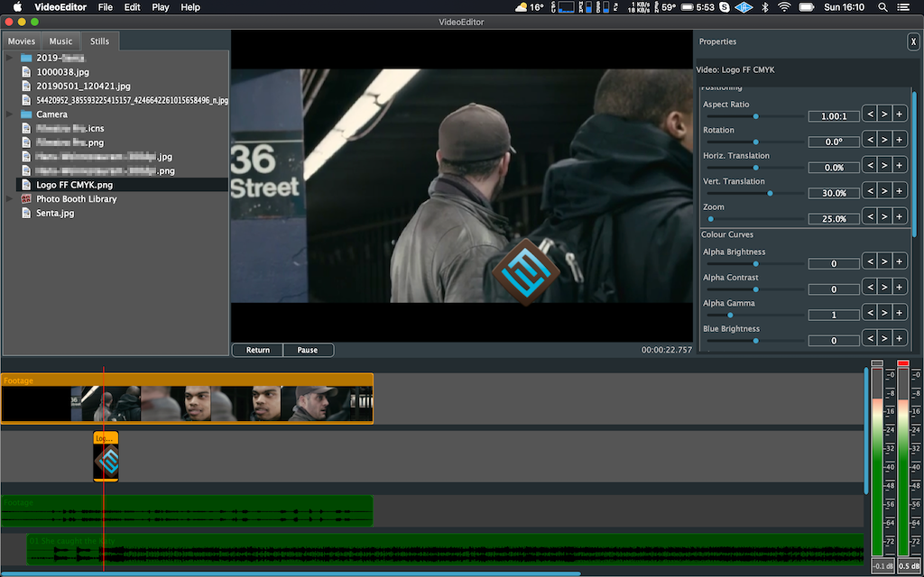 VideoEditor Screenshot